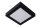 LED Deckenlampe blendarm Schwarz 3000K IP44 B:22 cm