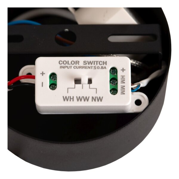 LED Pendelleuchte Schwarz Messing 2200-3300K Ø9,9 cm
