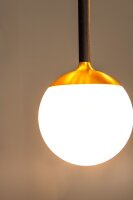 LED Pendelleuchte Schwarz Messing 2200-3300K Ø9,9 cm