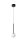 LED Pendelleuchte Schwarz Messing 2200-3300K Ø9,9 cm