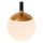 LED Pendelleuchte Schwarz Messing 2200-3300K Ø9,9 cm