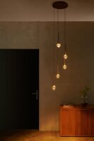 LED Pendelleuchte Glas Bernstein 2200-3300K L:41,8 cm