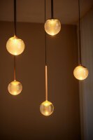 LED Pendelleuchte Glas Bernstein 2200-3300K L:143,2 cm