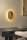 LED Wandlampe schwenkbar drehbar Holz Taupe 2700K