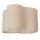 Deckenleuchte blendarm Stoff Beige E27 H:27 cm