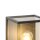 Außenwandlampe Glas Anthrazit E27 IP54 H:30 cm