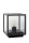 Wegeleuchte Glas Metall Anthrazit E27 IP54 H:24,5 cm