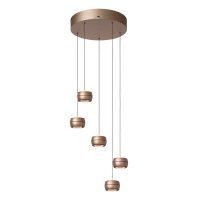 LED Hängelampe Alu Champagner CCT 2200-3000K L:38 cm