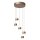 LED Hängelampe Alu Champagner CCT 2200-3000K L:38 cm