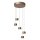 LED Hängelampe Alu Champagner CCT 2200-3000K L:38 cm