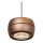 LED Hängelampe Alu Champagner CCT 2200-3000K L:38 cm