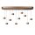 LED H&auml;ngelampe Alu Champagner CCT 2200-3000K L:130 cm