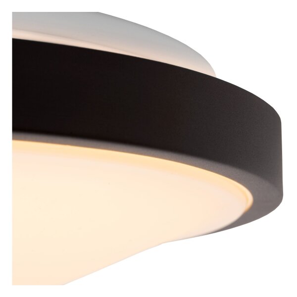 LED Deckenlampe Bewegungsmelder Schwarz 2700K IP44