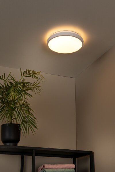 LED Deckenlampe Bewegungsmelder Weiß 2700K IP44 rund