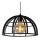 Pendelleuchte verstellbar Schwarz E27 Ø40 cm modern
