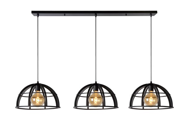 Hängelampe verstellbar Schwarz E27 L:150 cm modern
