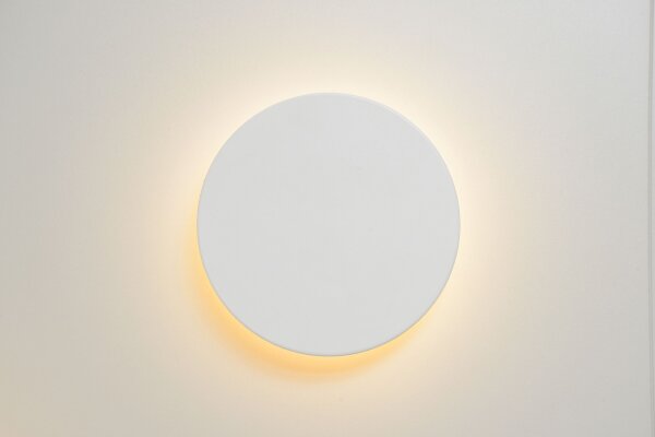 LED Wandlampe indirekt Weiß Ring 3000K B:15 cm 550 lm