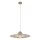 Pendelleuchte verstellbar Taupe Gitterschirm E27 Ø50 cm
