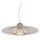 Pendelleuchte verstellbar Taupe Gitterschirm E27 Ø50 cm