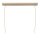 Hängelampe verstellbar Stahl Taupe E27 L:120 cm