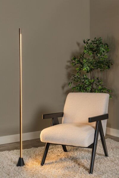LED Stehlampe dimmbar Kaffeebraun 2700-4000K H:157 cm