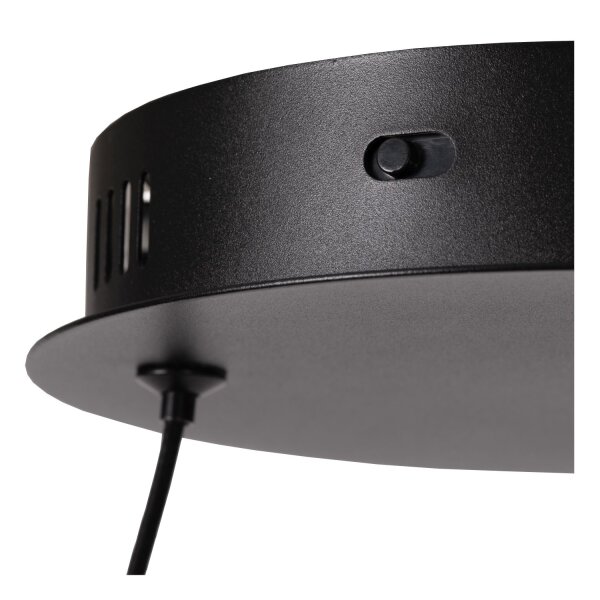 LED Hängelampe Alu Schwarz CCT 2700-4000K L:53 cm