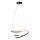 LED Hängelampe Alu Schwarz CCT 2700-4000K L:53 cm