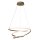 LED Hängelampe Aluminium Taupe CCT 2700-4000K B:51 cm