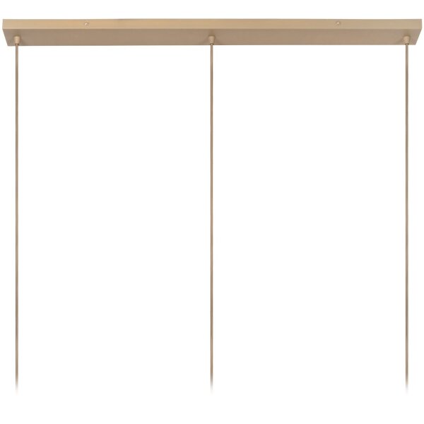 Hängelampe Metall Taupe Drahtschirm GU10 L:116 cm