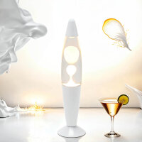 Élégante lampe à lave Blanc clair...