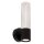 LED Außenwandleuchte Glas Schwarz 2700K IP54 T:13,2 cm