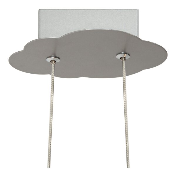 LED Pendelleuchte Kinder Flugzeug Grauguss 2500K