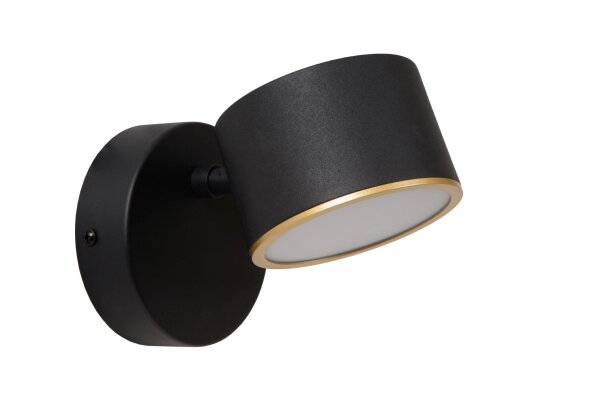 LED Deckenleuchte schwenkbar Touchdimmer Schwarz 2700K