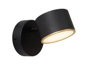 LED Deckenleuchte schwenkbar Touchdimmer Schwarz 2700K