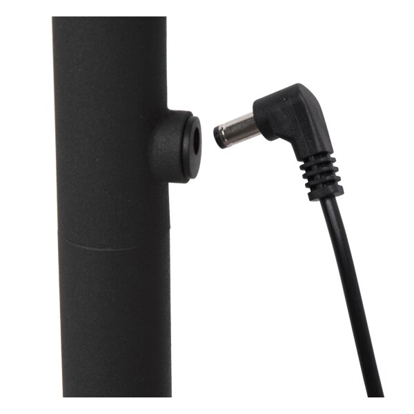 LED Stehlampe Akku flexibel kabellos Schwarz 2700K
