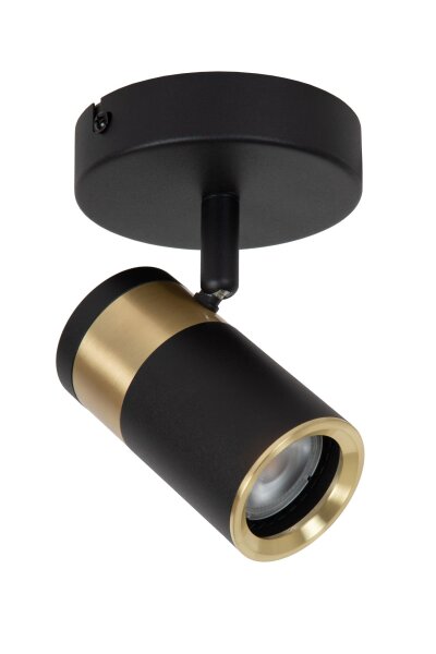 Deckenleuchte schwenkbar verstellbar Schwarz Gold GU10