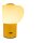 LED Tischlampe Akku Glas Gelb Weiß satiniert 2700K
