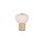 LED Tischleuchte Akku Glas Beige Weiß Pilzlampe 2700K