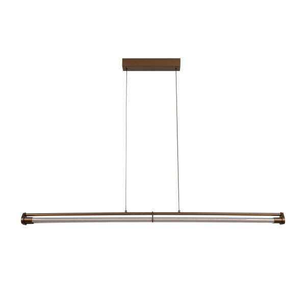 LED Pendelleuchte dimmbar Schwarz 2700-4000K L:146,3 cm