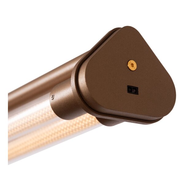 LED Pendelleuchte dimmbar Schwarz 2700-4000K L:146,3 cm