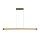LED Pendelleuchte dimmbar Schwarz 2700-4000K L:146,3 cm