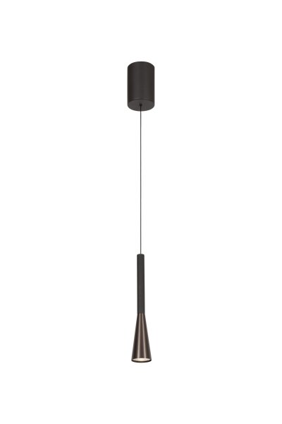 LED Pendelleuchte Kaffeebraun CCT 2700-4000K Ø7,7 cm
