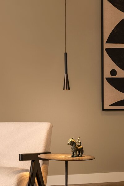 LED Pendelleuchte Kaffeebraun CCT 2700-4000K Ø7,7 cm