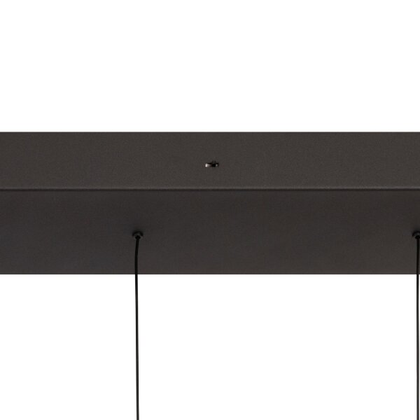 LED Hängelampe Aluminium Schwarz CCT 2700-4000K 130 cm