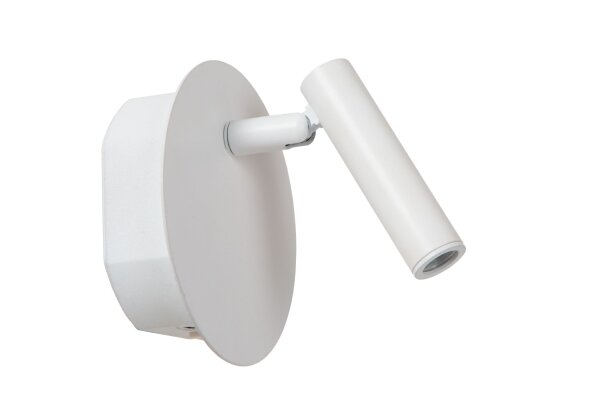 LED Wandlampe Akku Schalter verstellbar Weiß 3000K