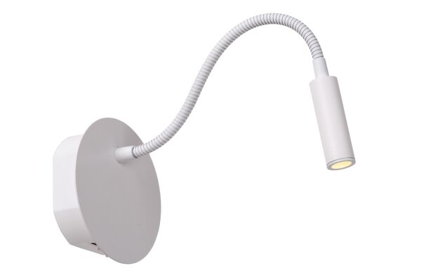 LED Wandlampe Akku verstellbar Weiß USB-C 3000K T:29 cm