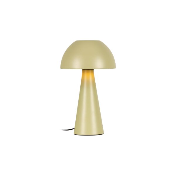 Tischleuchte indirekt Grün Pilzlampe Retro E27 H:33 cm