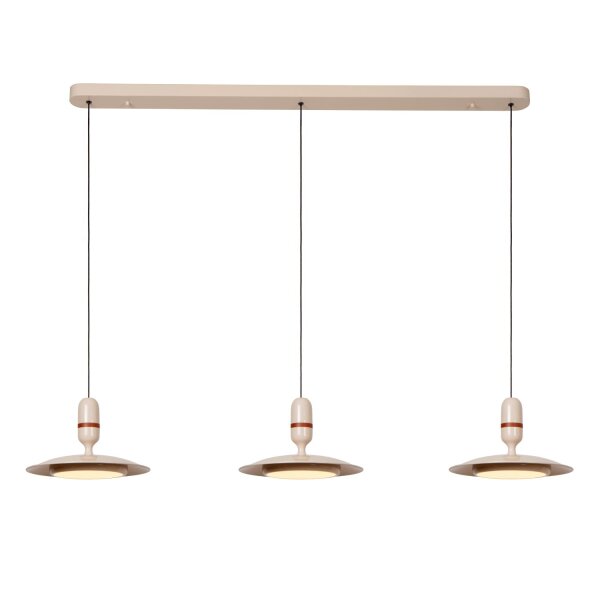 LED Pendelleuchte blendarm Beige 2200-3000K L:120 cm