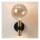 Wandlampe USB-C Glas Bernstein Schwarz Gold G9 GU10