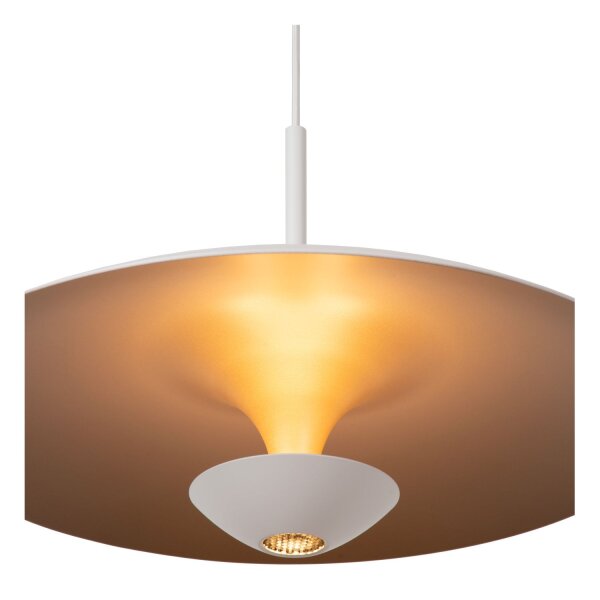 LED Hängelampe verstellbar indirekt Weiß 2700K Ø40 cm